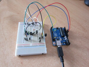 Infrared circuit with 555 timer