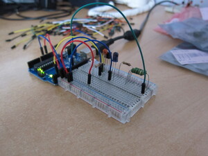 Infrared circuit with AVR timer